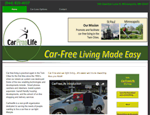 Tablet Screenshot of carfreelife.org